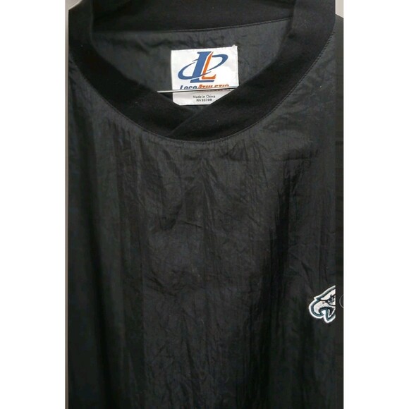 Logo Athletic Eagles Castrol Pullover Windbreaker Men’s XL Black V-Neck VTG - Picture 6 of 9